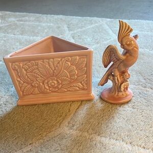 Vintage Hoenig California Planter & Bird